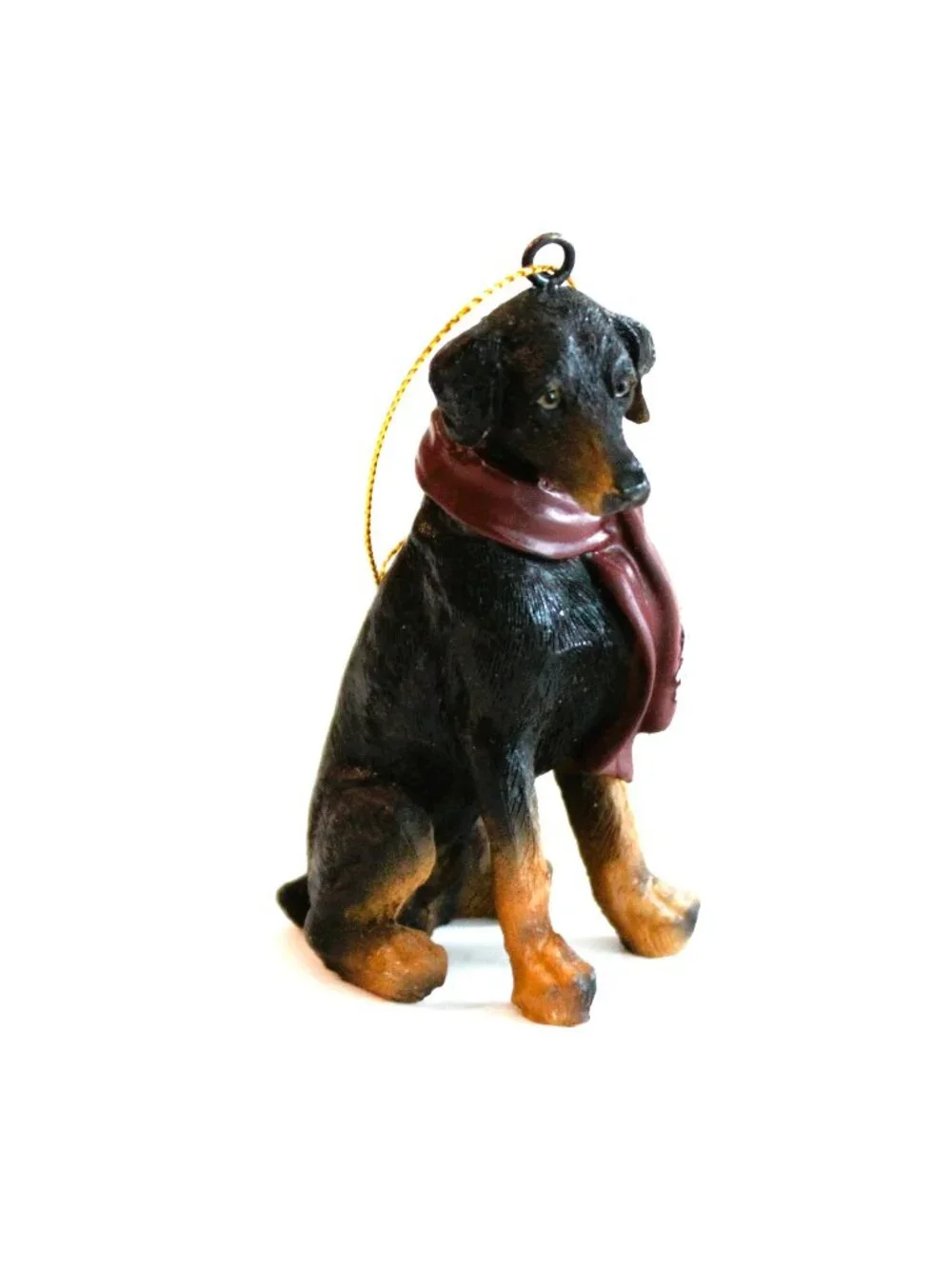 Doberman Ornament Christmas 2012 Paws Claus Dog Pet Holiday Tree Collectible